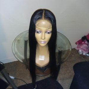 Raw indian straight wig